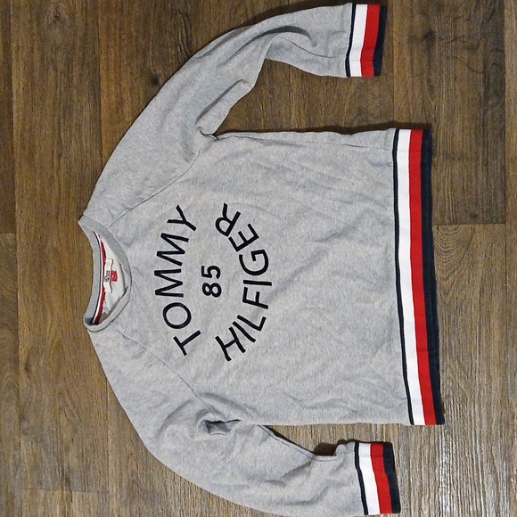 Tommy Hilfiger Denim Gray Sweatshirt. - Picture 1 of 10